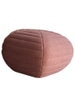Dusty Rose large modern pouf