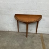 Vintage Half-Moon Console Table