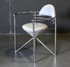 Chair, Circular Chrome Arms