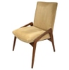 Accent Chair; Camel brown, Mid Century