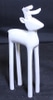 White Ceramic Reindeer