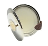 Picture frame folding compact style, two facing circular frames
