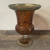 Orange Mosaic Vase B