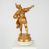 Classic Roman Soldier Statue with Outstretched Arm