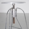 Modernist Chromed Adjustable Stool