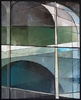 IRBKEV-Blue Arches Triptych 1/3 (Original 30.5x24.5")
