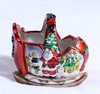 Ceramic Sleigh Basket