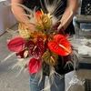 FRESH  Vintage Tone Anthurium Bouquets