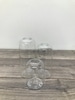Tall Clear Glass Bud Vases