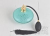Blue Glass Atomizer w/ Black Ball & Tassel