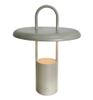 Indoor/Outdoor Lamp; LED Light, Metal, Sand/Grey finish,