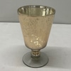 Mercury Glass Footed Cup