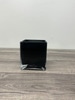 Black Cube Glass Vase