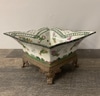 Asian Brass Footed Dish