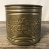 Brass Poinsettia Cylinder