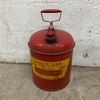 Vintage Red Safety Can