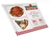 Cleared postcard. Pizza-co-teca