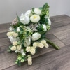 Silk Bridal Bouquet, Shades of White and Blush