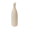 Textured bottle shape bud vase