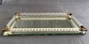 Vintage Vanity Tray with Mirror and Glass Handles