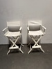 Bar Height 30" Director's Chairs With Additional Seats and Backs