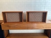 Midcentury Walnut 2-way Stereo Speakers