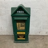 Vintage Green Newspaper Box