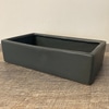 Matte Black Ceramic Tray