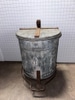 Galvanized Steel Rag Bin Can with Lid