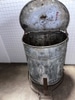 Galvanized Steel Rag Bin Can with Lid