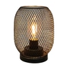 Light; Metal cage, Bronze finish, LED Lantern, cordless,