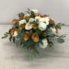 SILK Cream garden roses and callas
