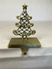 Brass Christmas Tree Stocking Holder