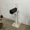 Outdoor Mailbox on Wooden Post