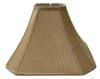 Lamp Shade; silk golden beige, 8 sided, lined