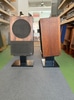 Wide Black Speaker Stands