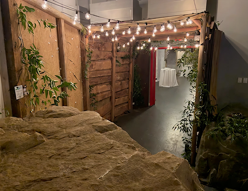 Fabricated Diamond Mine w/ Cherry Blossom Trees