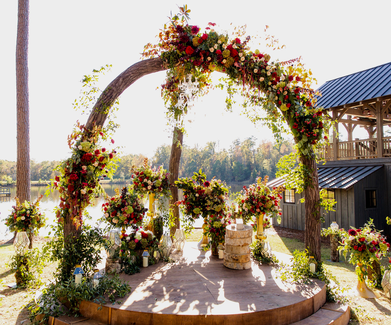 Custom Wedding Flower Arch