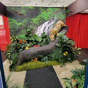 Faux Jungle Foliage Installation