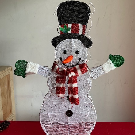main photo of Light up snowman character