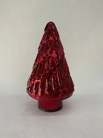 main photo of Light Up Christmas Tree, Red, Glass