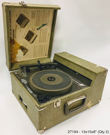 main photo of Turntable, AudioTronics 300T, portable, vintage