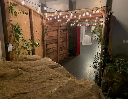 Fabricated Diamond Mine w/ Cherry Blossom Trees