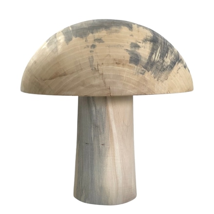 main photo of Mushroom Lamp base AND SHADE ; Hand sculpted form Acaci wood,