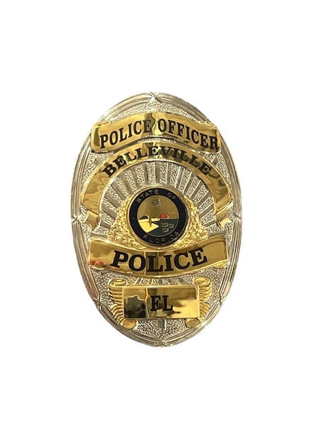 main photo of Belleville Police Badges x6