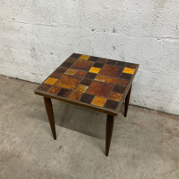 main photo of Vintage Tiled Side Table