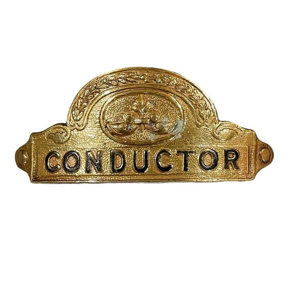 main photo of Large Conductor Hat Badges x4