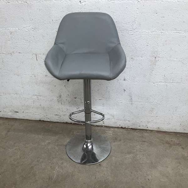 main photo of Modern Grey Adjustable Bar Stool