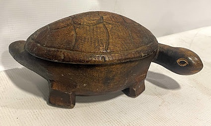 main photo of Wooden Turtle Container