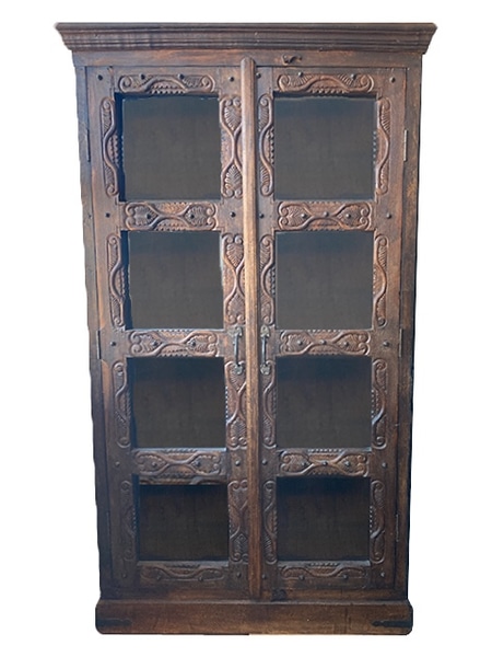 main photo of MISART-Hand-carved Indian Cabinet